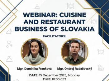 Міжнародний вебінар «Кухня та ресторанний бізнес Словаччини»